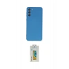 MARSİLYAN™- Galaxy S21 Plus Kılıf Ahenk Serisi - Şeffaf Polymer Nano Ekran Koruyucu