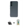 MARSİLYAN™- Galaxy S22 Plus Kılıf Ahenk Serisi - Şeffaf Polymer Nano Ekran Koruyucu + Kamera Lens Koruma Cam - SF