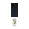 MARSİLYAN™- Galaxy S22 Plus Kılıf Ahenk Serisi - Siyah Mat Seramik Nano Ekran Koruyucu