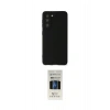 MARSİLYAN™- Galaxy S22 Plus Kılıf Kozmos Yansıma Özel Seri - Siyah 5D Hayalet Cam Ekran Koruyucu