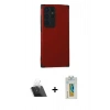 MARSİLYAN™- Galaxy S22 Ultra Kılıf Doruk Asil Koleksiyonu - Şeffaf Polymer Nano Ekran Koruyucu + Kamera Lens Koruma Cam - SF
