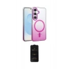 MARSİLYAN™- Galaxy S23 FE Kılıf Ahenk Doku Özel Seri - Siyah 6D Antistatik Mat Seramik Hayalet Nano Ekran Koruyucu