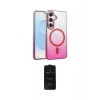 MARSİLYAN™- Galaxy S23 FE Kılıf Ahenk Doku Özel Seri - Siyah 6D Antistatik Mat Seramik Hayalet Nano Ekran Koruyucu