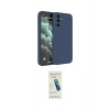MARSİLYAN™- Galaxy S23 FE Kılıf Kozmos Yansıma Özel Seri - Şeffaf Pasifik Cam Ekran Koruyucu