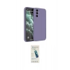 MARSİLYAN™- Galaxy S23 FE Kılıf Kozmos Yansıma Özel Seri - Şeffaf Pasifik Cam Ekran Koruyucu
