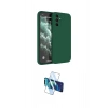 MARSİLYAN™- Galaxy S23 FE Kılıf Kozmos Yansıma Özel Seri - Siyah 3D Antistatik Cam Ekran Koruyucu