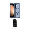 MARSİLYAN™- Galaxy S23 FE Kılıf Siluet Minimal Prime - Siyah 6D Antistatik Mat Seramik Hayalet Nano Ekran Koruyucu