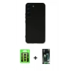 MARSİLYAN™- Galaxy S23 Kılıf Ahenk Serisi - Şeffaf 360 Full Body Arka Koruyucu + Raze Metal Kamera Lens - MR