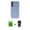 MARSİLYAN™- Galaxy S23 Kılıf Ahenk Serisi - Şeffaf 360 Full Body Arka Koruyucu + Raze Metal Kamera Lens - MR