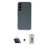 MARSİLYAN™- Galaxy S23 Kılıf Ahenk Serisi - Şeffaf Polymer Nano Ekran Koruyucu + Kamera Lens Koruma Cam - SF