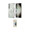 MARSİLYAN™- Galaxy S23 Kılıf Ahenk Yansıma Prime - Siyah 6D Mat Seramik Hayalet Nano Ekran Koruyucu