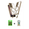MARSİLYAN™- Galaxy S23 Kılıf Atlas Doku Koleksiyonu - Şeffaf Polymer Nano Ekran Koruyucu + Raze Metal Kamera Lens - SH