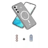 MARSİLYAN™- Galaxy S23 Kılıf Nova Asil Prime - Siyah Joko Magic 5D Cam + Metal Kamera Lens - KI