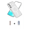 MARSİLYAN™- Galaxy S23 Kılıf Nova Asil Prime - Siyah Joko Magic 5D Cam + Metal Kamera Lens - KI