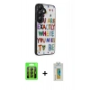 MARSİLYAN™- Galaxy S23 Kılıf Odak Klasik Serisi - Şeffaf Polymer Nano Ekran Koruyucu + Raze Metal Kamera Lens - SH