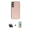 MARSİLYAN™- Galaxy S23 Kılıf Yankı Serisi - Şeffaf Polymer Nano Ekran Koruyucu + Kamera Lens Koruma Cam - SF