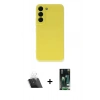 MARSİLYAN™- Galaxy S23 Plus Kılıf Ahenk Serisi - Şeffaf 360 Full Body Arka Koruyucu + Kamera Lens Koruma Cam - SF