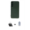 MARSİLYAN™- Galaxy S23 Plus Kılıf Ahenk Serisi - Siyah Joko Magic 5D Cam + Kamera Lens Koruma Cam - SF