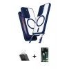 MARSİLYAN™- Galaxy S23 Plus Kılıf Atlas Doku Koleksiyonu - Şeffaf 360 Full Body Arka Koruyucu + Kamera Lens Koruma Cam - SF