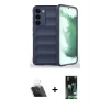 MARSİLYAN™- Galaxy S23 Plus Kılıf Atlas Koleksiyonu - Şeffaf 360 Full Body Arka Koruyucu + Kamera Lens Koruma Cam - SF