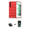 MARSİLYAN™- Galaxy S23 Plus Kılıf Atlas Koleksiyonu - Şeffaf 360 Full Body Arka Koruyucu + Kamera Lens Koruma Cam - SF