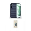 MARSİLYAN™- Galaxy S23 Plus Kılıf Atlas Koleksiyonu - Siyah 6D Mat Seramik Hayalet Nano Ekran Koruyucu
