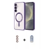 MARSİLYAN™- Galaxy S23 Plus Kılıf Nova Işık Özel Seri - Siyah Joko Magic 5D Cam + Metal Kamera Lens - KI