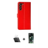 MARSİLYAN™- Galaxy S23 Plus Kılıf Siluet Işık Serisi - Şeffaf 360 Full Body Arka Koruyucu + Şeffaf Kamera Lens Koruma Cam