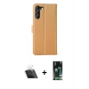MARSİLYAN™- Galaxy S23 Plus Kılıf Siluet Işık Serisi - Şeffaf 360 Full Body Arka Koruyucu + Şeffaf Kamera Lens Koruma Cam