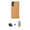 MARSİLYAN™- Galaxy S23 Plus Kılıf Siluet Işık Serisi - Şeffaf Polymer Nano Ekran Koruyucu + Kamera Lens Koruma Cam - SF
