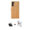 MARSİLYAN™- Galaxy S23 Plus Kılıf Siluet Işık Serisi - Siyah Seramik Nano Ekran Koruyucu + Kamera Lens Koruma Cam - SF