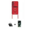 MARSİLYAN™- Galaxy S23 Plus Kılıf Vadi Form Prime - Şeffaf 360 Full Body Arka Koruyucu + Kamera Lens Koruma Cam - SF