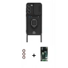 MARSİLYAN™- Galaxy S23 Plus Kılıf Vadi Form Prime - Şeffaf 360 Full Body Arka Koruyucu + Metal Kamera Lens - KI