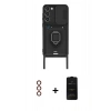 MARSİLYAN™- Galaxy S23 Plus Kılıf Vadi Form Prime - Siyah 6D Antistatik Mat Seramik Hayalet Nano Ekran Koruyucu + Metal Kamera Lens - KI