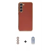 MARSİLYAN™- Galaxy S23 Plus Kılıf Yankı Serisi - Siyah Joko Magic 5D Cam + Metal Kamera Lens - KI
