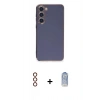 MARSİLYAN™- Galaxy S23 Plus Kılıf Yankı Serisi - Siyah Joko Magic 5D Cam + Metal Kamera Lens - KI