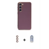 MARSİLYAN™- Galaxy S23 Plus Kılıf Yankı Serisi - Siyah Joko Magic 5D Cam + Metal Kamera Lens - KI