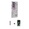 MARSİLYAN™- Galaxy S23 Ultra Kılıf Ahenk Modern Serisi - Siyah 360 Mat Full Body Arka Koruyucu + Metal Kamera Lens - KI