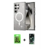 MARSİLYAN™- Galaxy S23 Ultra Kılıf Nova Asil Prime - Şeffaf 360 Full Body Arka Koruyucu + Raze Metal Kamera Lens - SH
