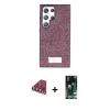 MARSİLYAN™- Galaxy S23 Ultra Kılıf Vadi Klasik Serisi - Şeffaf 360 Full Body Arka Koruyucu + Valdez Metal Kamera Lens - KI