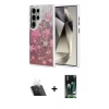 MARSİLYAN™- Galaxy S23 Ultra Kılıf Zirve Modern Prime - Siyah 360 Mat Full Body Arka Koruyucu + Kamera Lens Koruma Cam - SF