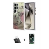 MARSİLYAN™- Galaxy S23 Ultra Kılıf Zirve Modern Prime - Siyah 360 Mat Full Body Arka Koruyucu + Kamera Lens Koruma Cam - SF