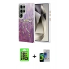 MARSİLYAN™- Galaxy S23 Ultra Kılıf Zirve Modern Prime - Siyah Durable Full Glue Curved Cam + Siyah Raze Metal Kamera Lens