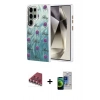 MARSİLYAN™- Galaxy S23 Ultra Kılıf Zirve Modern Prime - Siyah Durable Full Glue Curved Cam + Valdez Metal Kamera Lens - KI