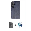 MARSİLYAN™- Galaxy S24 FE Kılıf Siluet Işık Serisi - Siyah 3D Antistatik Seramik Nano Ekran Koruyucu + Raze Metal Kamera Lens - SH