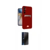 MARSİLYAN™- Galaxy S24 FE Kılıf Vadi Çizgi Prime - Siyah 3D Antistatik Hayalet Cam Ekran Koruyucu