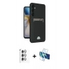 MARSİLYAN™- Galaxy S24 FE Kılıf Vadi Çizgi Prime - Siyah 3D Antistatik Seramik Nano Ekran Koruyucu + Raze Metal Kamera Lens - GI