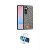 MARSİLYAN™- Galaxy S24 FE Kılıf Vadi Klasik Serisi - Siyah 3D Antistatik Cam Ekran Koruyucu