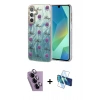 MARSİLYAN™- Galaxy S24 FE Kılıf Zirve Modern Prime - Siyah 3D Antistatik Cam Ekran Koruyucu + Raze Metal Kamera Lens - MR