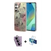 MARSİLYAN™- Galaxy S24 FE Kılıf Zirve Modern Prime - Siyah 3D Antistatik Seramik Nano Ekran Koruyucu + Raze Metal Kamera Lens - MR